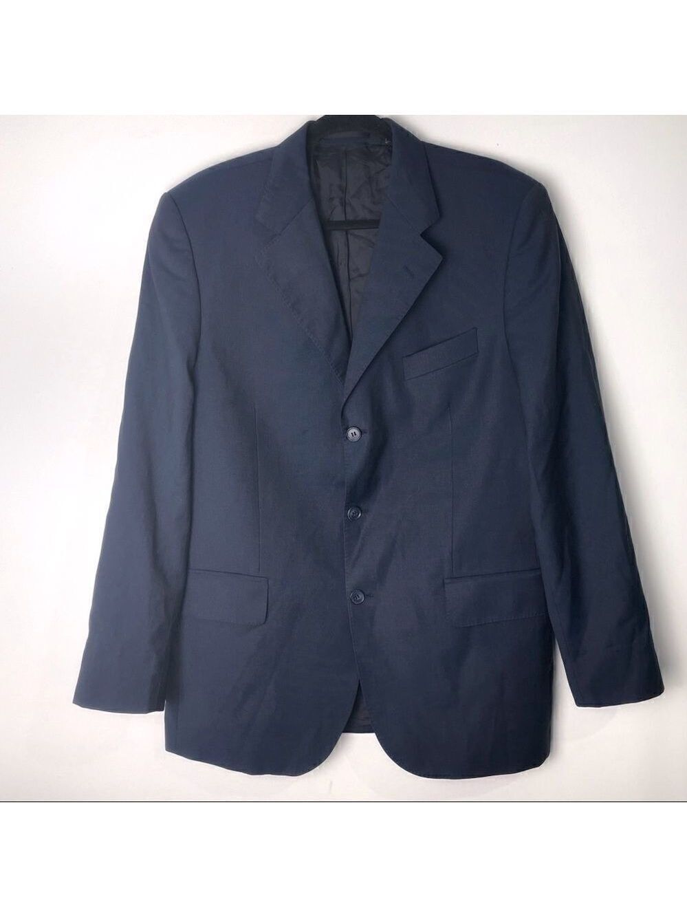 Vintage Alexander McQueen wool navy blazer